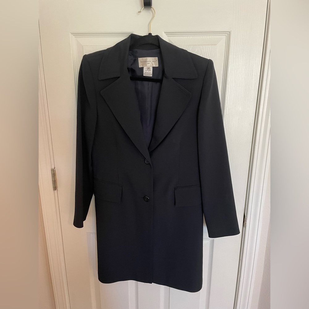 BARBARA BUI PARIS/ Vintage NAVY COAT SZ 40